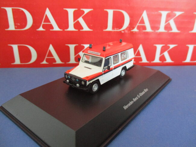 1/87 Modellino Auto Ambulanza Mercedes G-Klasse Binz Ambulance 1985 by BoS - immagine 2
