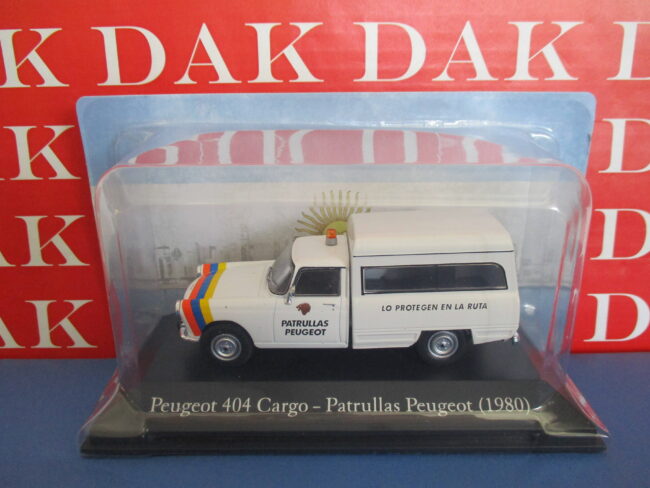 Die cast 1/43 Modellino Auto Peugeot 404 Cargo Patrullas Peugeot 1980 - immagine 4