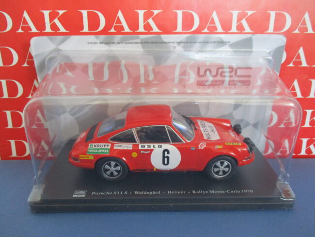 Die cast 1/24 Modellino Auto Porsche 911 S Rally Monte Carlo 1970 B. Waldegard - immagine 4