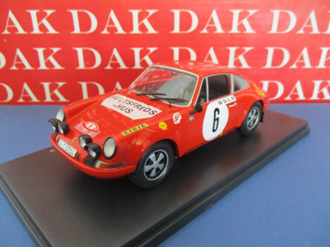 Die cast 1/24 Modellino Auto Porsche 911 S Rally Monte Carlo 1970 B. Waldegard - immagine 2