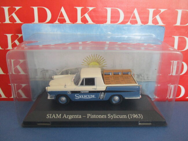 Die cast 1/43 Modellino Auto SIAM Argenta Pistones Sylicum 1963 - immagine 4