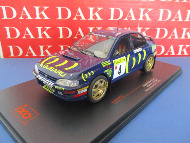Die cast 1/24 Modellino Auto Subaru Impreza Rally Monte Carlo 1995 C. McRae - immagine 2