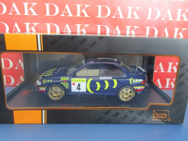 Die cast 1/24 Modellino Auto Subaru Impreza Rally Monte Carlo 1995 C. McRae - immagine 4
