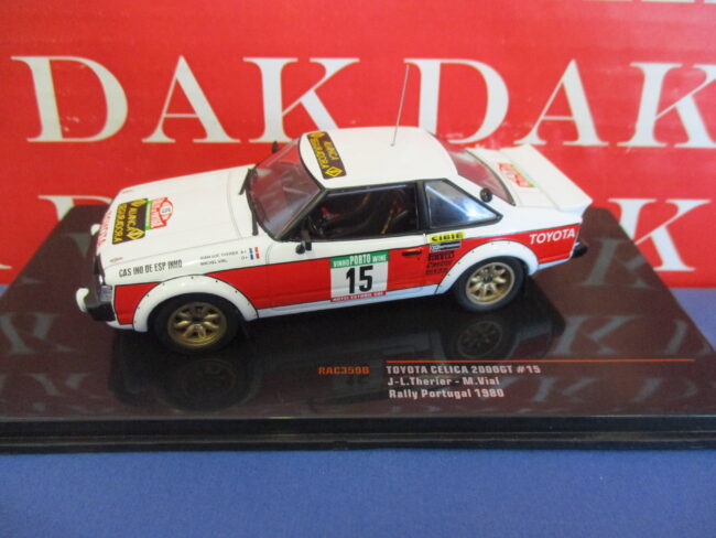 Die cast 1/43 Modellino Auto Toyota Celica 2000GT Rally Portugal 1980 Therier