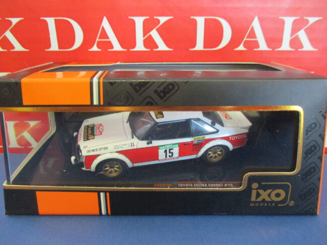 Die cast 1/43 Modellino Auto Toyota Celica 2000GT Rally Portugal 1980 Therier - immagine 5