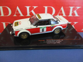 Die cast 1/43 Modellino Auto Toyota Celica 2000GT Rally Portugal 1980 Andersson