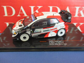 Die cast 1/43 Modellino Auto Toyota Yaris WRC Rally Monza 2021 S. Ogier by Ixo