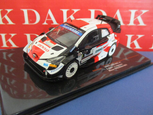 Die cast 1/43 Modellino Auto Toyota Yaris WRC Rally Monza 2021 S. Ogier by Ixo - immagine 2