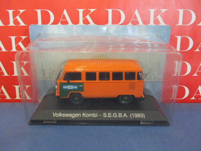 Die cast 1/43 Modellino Furgone Van Volkswagen T2 Kombi S.E.G.B.A. 1983 - immagine 4