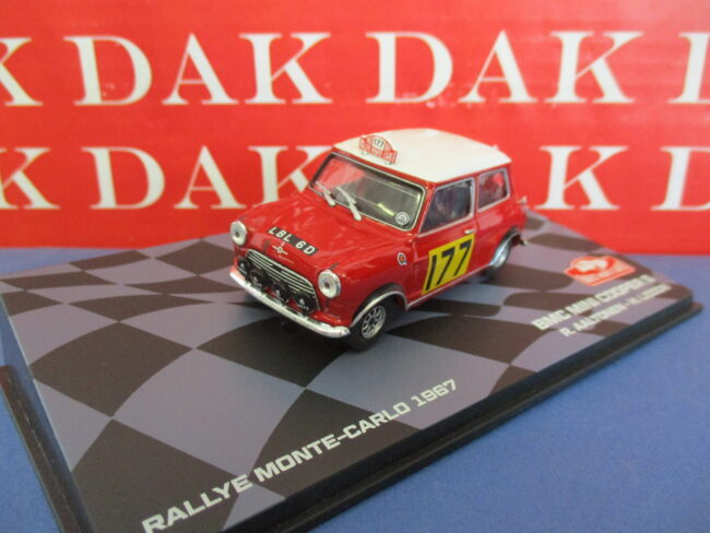 Die cast 1/43 Modellino Auto BMC Mini Cooper S Rally Monte Carlo 1967 R.Aaltonen - immagine 2