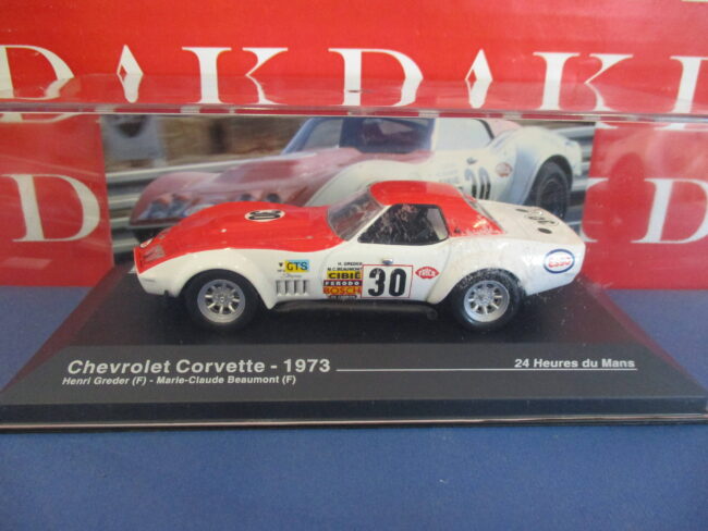 Die cast 1/43 Modellino Auto Chevrolet Corvette 24H Le Mans 1973 H. Greder - immagine 4