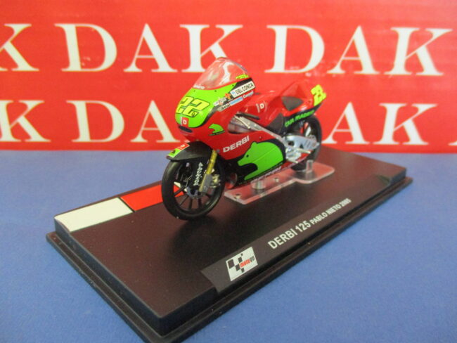 Die cast 1/24 Modellino Moto GP Derbi 125 Pablo Nieto 2005 - immagine 2