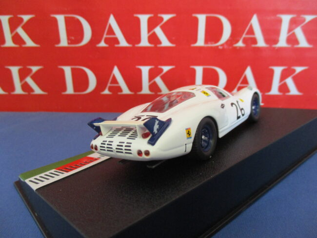 Die cast 1/43 Modellino Auto Ferrari 365 P Elefante Bianco N26 24H Le Mans 1967 - immagine 3