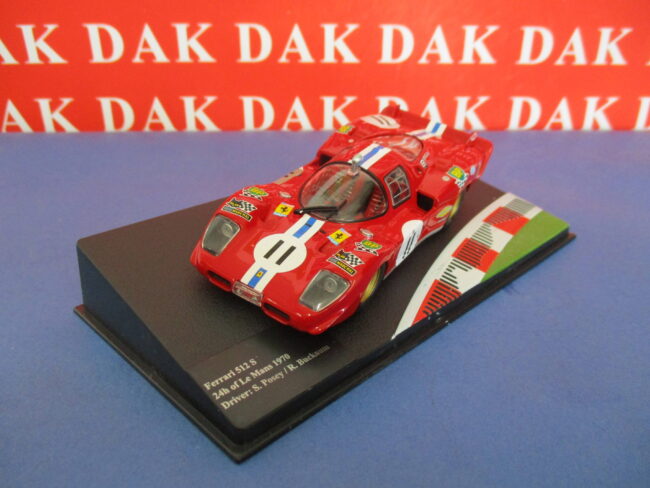 Die cast 1/43 Modellino Auto Ferrari 512 S 24H Le Mans 1970 S. Posey - immagine 3