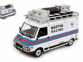 Die cast 1/18 Modellino Furgone Fiat 242 Martini Rally Team Assistance 1986 Ixo