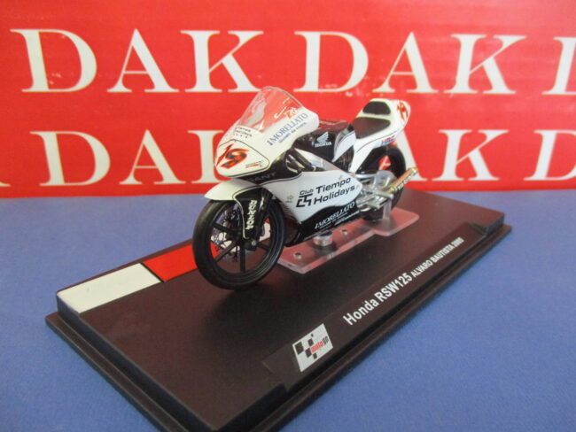 Die cast 1/24 Modellino Moto GP Honda RSW125 Alvaro Bautista 2005 - immagine 2