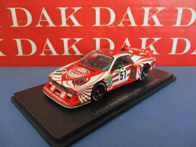 Die cast 1/43 Modellino Auto Lancia Beta Montecarlo Turbo 24H Le Mans 1980 Fabi - immagine 2