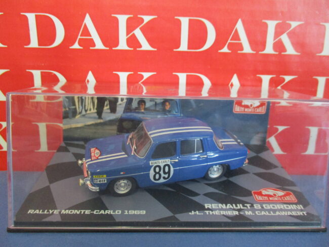 Die cast 1/43 Modellino Auto Renault 8 Gordini Rally Monte Carlo 1969 Therier - immagine 4