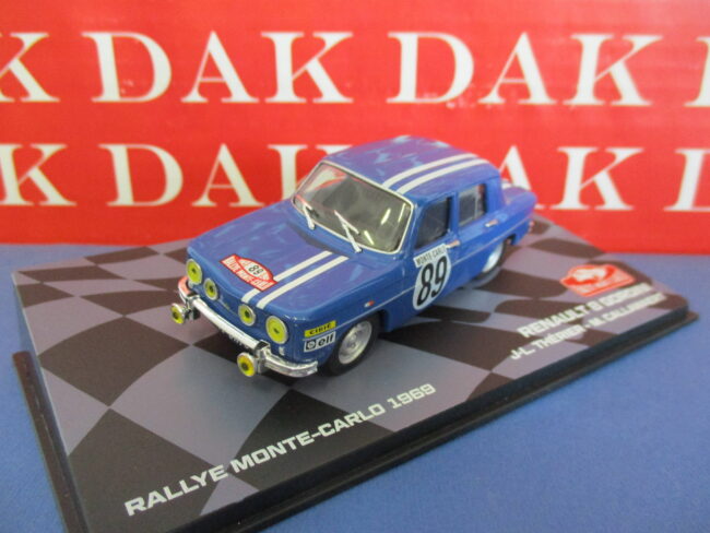 Die cast 1/43 Modellino Auto Renault 8 Gordini Rally Monte Carlo 1969 Therier - immagine 2