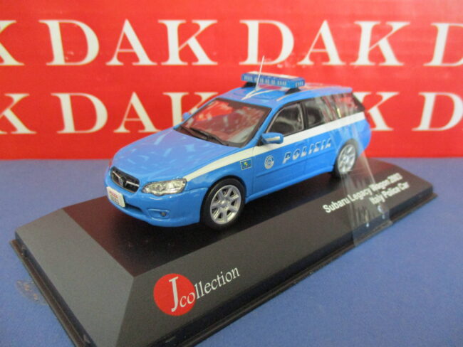 Die cast 1/43 Modellino Auto Polizia Police Subaru Legacy SW Italia 2003 - immagine 2