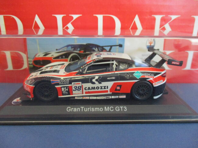 Die cast 1/43 Modellino Auto Maserati Granturismo MC GT3 Camozzi 2011 P. Guidi - immagine 4