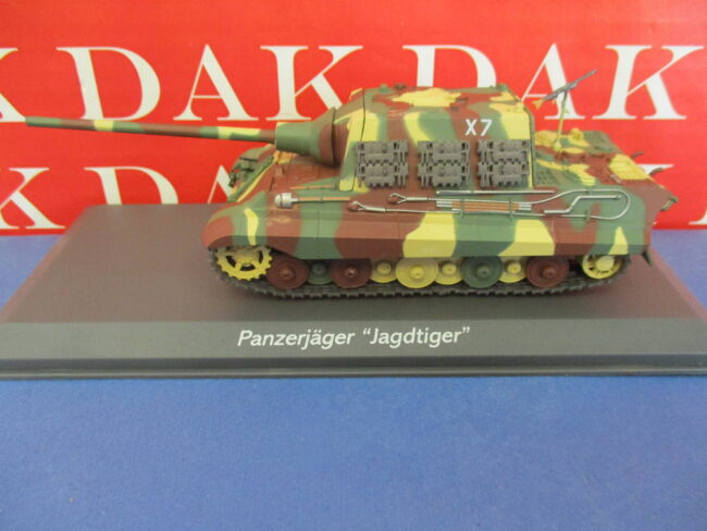 Die cast 1/72 Modellino Carro Armato Tank Panzerjager Jagdtiger X7 Pz.Abt 512 45