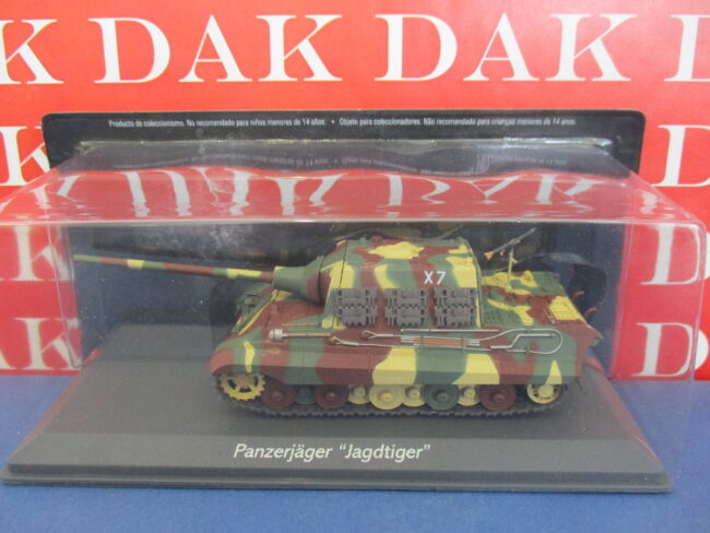 Die cast 1/72 Modellino Carro Armato Tank Panzerjager Jagdtiger X7 Pz.Abt 512 45 - immagine 4