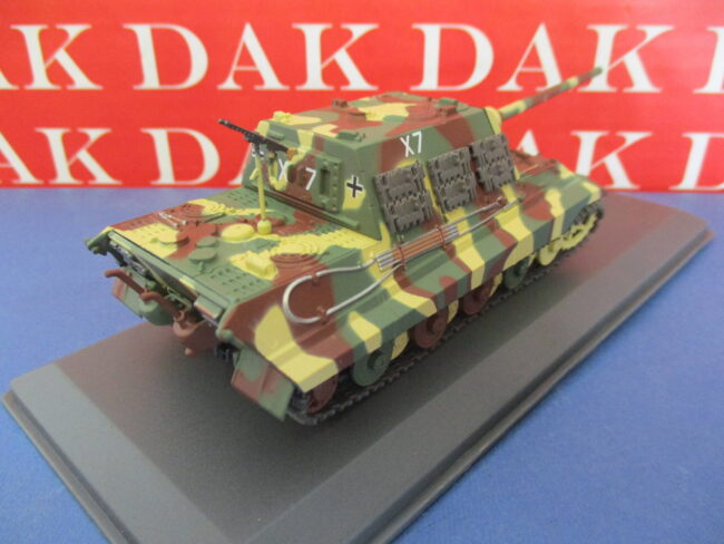 Die cast 1/72 Modellino Carro Armato Tank Panzerjager Jagdtiger X7 Pz.Abt 512 45 - immagine 3