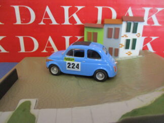 Die cast 1/43 Modellino Auto Diorama Fiat 595 Abarth Gattafoni