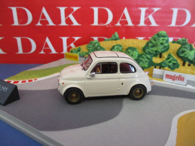 Die cast 1/43 Modellino Auto Diorama Fiat 595 Abarth I Serie Mugello