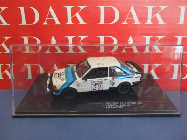 Die cast 1/43 Modellino Auto Ford Escort MKIII RS 1600i RAC Rally 1983 LA.Walker - immagine 4