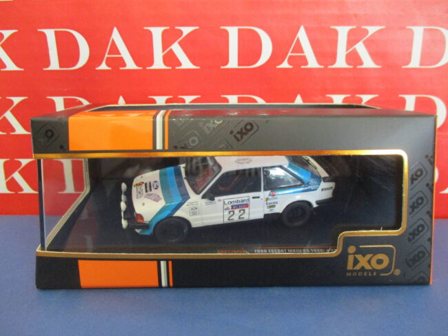 Die cast 1/43 Modellino Auto Ford Escort MKIII RS 1600i RAC Rally 1983 LA.Walker - immagine 5