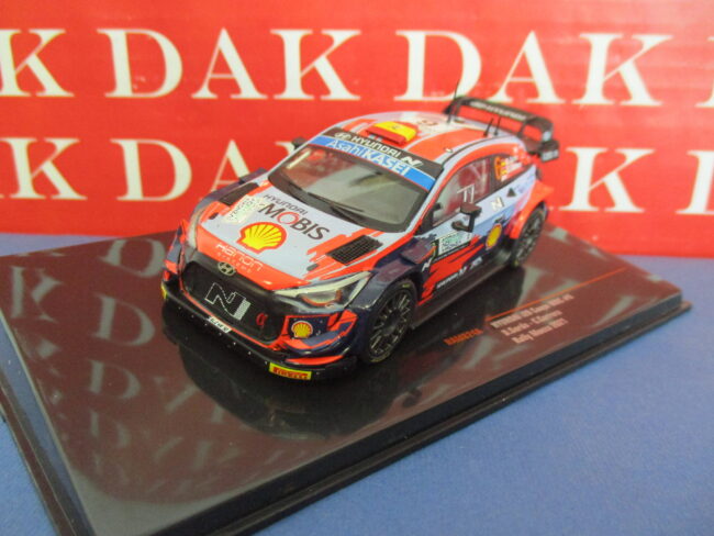 Die cast 143 Modellino Auto Hyundai i20 Coupe WRC Rally Monza 2021 D. Sordo - immagine 2