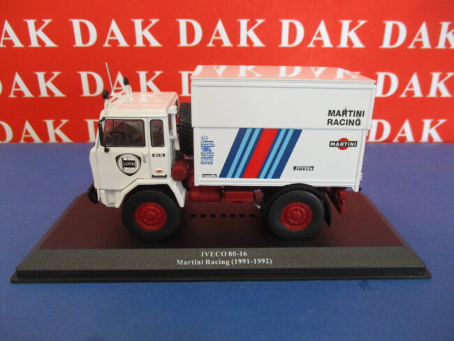 Die cast 1/43 Modellino Camion Iveco 80-16 Assistenza Rally Lancia Martini 1991