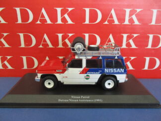 Die cast 1/43 Modellino Auto Nissan Patrol Datsun-Nissan Assistenza Rally 1991