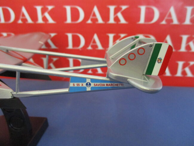 Die cast 1/96 Modellino Aereo Savoia Marchetti S.55.X Trasvolata Atlantica 1933 - immagine 4