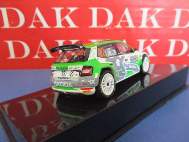 Die cast 1/43 Modellino Auto Skoda Fabia Rally 2 EVO N22 Rally Monte Carlo 2022 - immagine 3