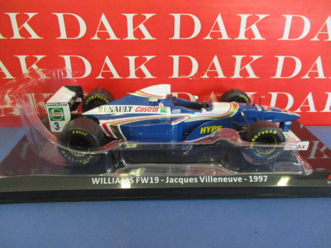 Die cast 1/24 Modellino Auto F1 Williams FW19 1997 J. Villeneuve