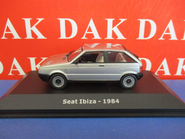 Die cast 1/43 Modellino Auto Seat Ibiza Argento 1984