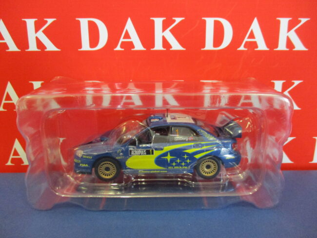 Die cast 1/43 Modellino Auto Subaru Impreza WRC Rally Acropolis 2004 P. Solberg - immagine 4