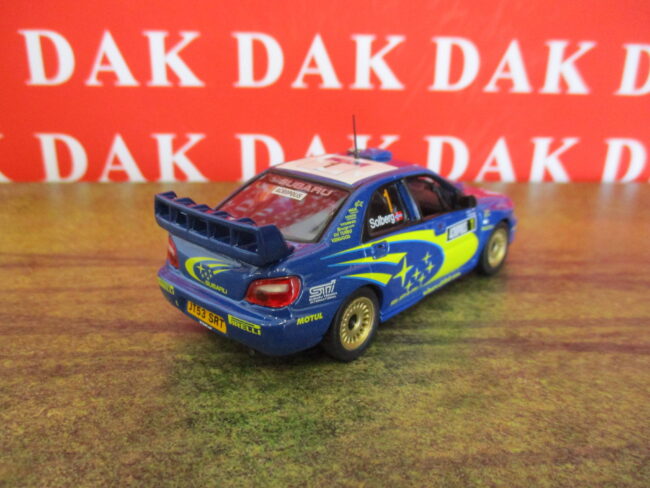 Die cast 1/43 Modellino Auto Subaru Impreza WRC Rally Acropolis 2004 P. Solberg - immagine 3