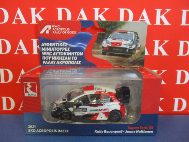 Die cast 1/43 Modellino Auto Toyota Yaris GR Rally Acropolis 2021 K. Rovenpera - immagine 5