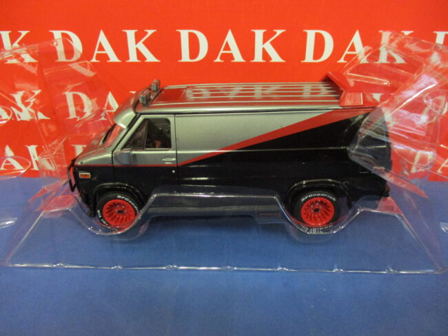 Die cast 1/24 Modellino Furgone GMC Vandura A-Team Van 1983 by Greenlight - immagine 5