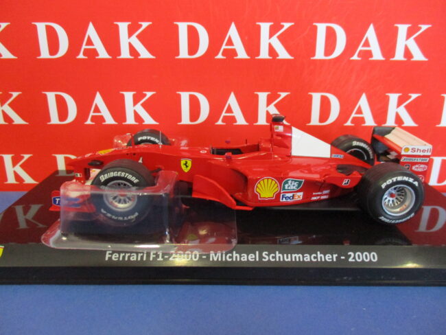 Die cast 1/24 Modellino Auto F1 Ferrari F1 2000 2000 M. Schumacher