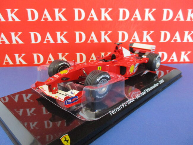 Die cast 1/24 Modellino Auto F1 Ferrari F1 2000 2000 M. Schumacher - immagine 2