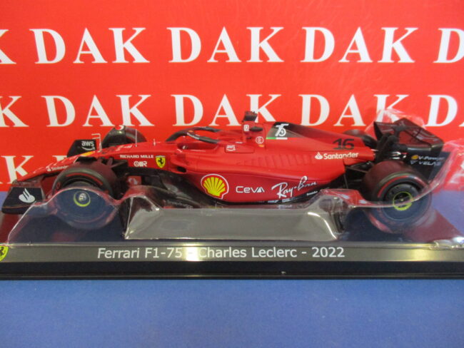 Die cast 1/24 Modellino Auto F1 Ferrari F1-75 2022 C. Leclerc