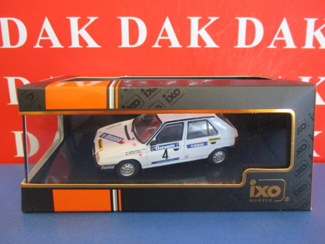 Die cast 1/43 Modellino Auto Skoda Favorit 136L Rally Zima 1989 L. Krecek - immagine 5