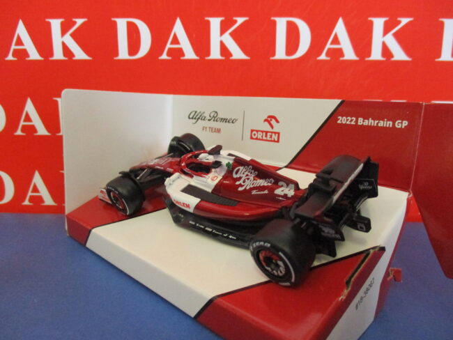 Die cast 1/43 Modellino Auto F1 Alfa Romeo C42 Bahrain GP 2022 G. Zhou NP - immagine 3