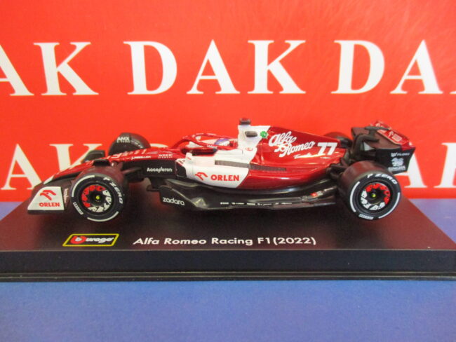 Die cast 1/43 Modellino Auto F1 Alfa Romeo C42 Bahrain GP 2022 V. Bottas