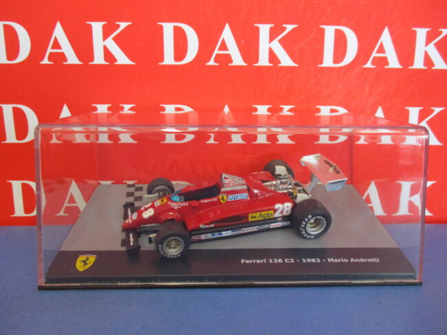 Die cast 1/43 Modellino Auto F1 Ferrari 126 C2 1982 M. Andretti*** - immagine 4